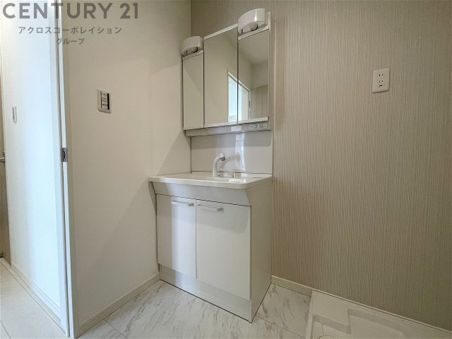 忙しい朝には欠かせない洗面所です