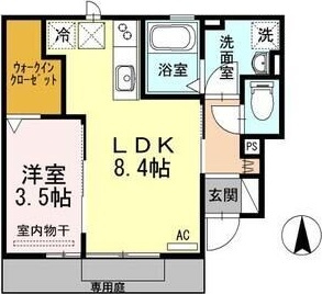 カーサ　レイールの間取り