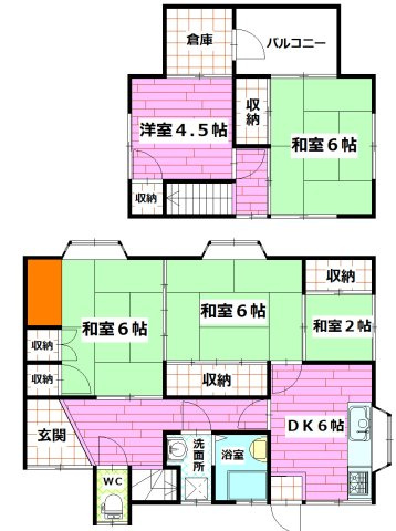 武田邸の間取り