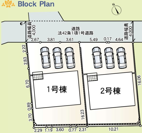 新築戸建　富士宮市万野原新田第30 全2棟　1号棟の区画図|1号棟