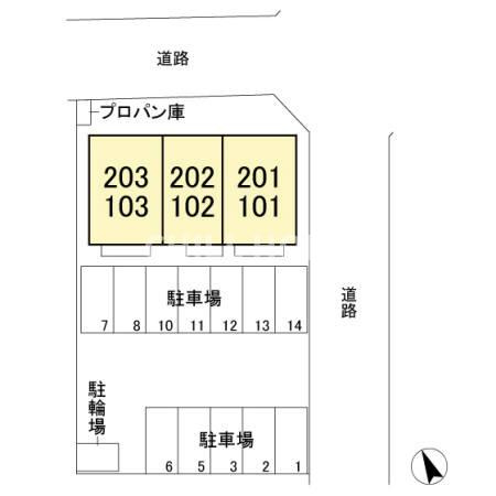 グレイスヴィラの区画図|当社、チルホームのHPもご覧ください(^^)/物件情報多数♪