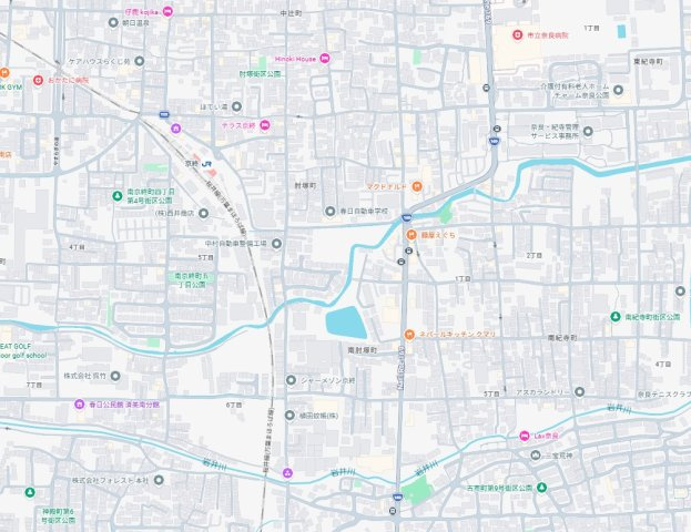 1(土)2(日)現地案内可能！　奈良市南紀寺町　の地図
