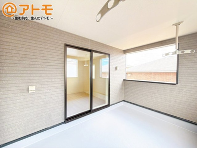 【バルコニー】 | 富士市入山瀬第9　新築戸建て　1号棟