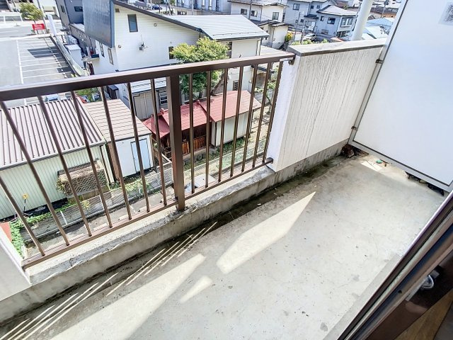 サンフラワーマンションのバルコニー