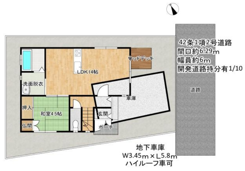 神戸市西区玉津町二ツ屋の間取り