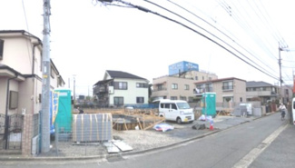 【前面道路含む現地写真】 | 立川市栄町２丁目　全４棟　4号棟　仲介手数料無料