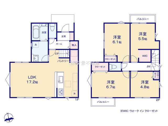 《仲介手数料無料》川越市大字砂475-12新築一戸建てケイアイ クラフト ピットの間取り
