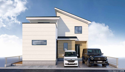 【外観パース】 | 大和市中央林間西1期 新築戸建 全1棟