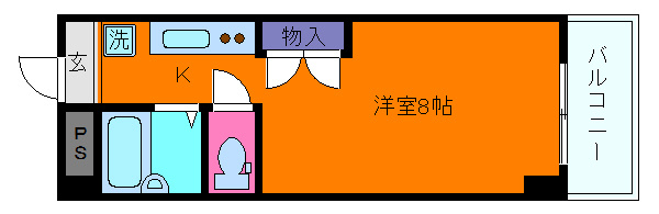 ビューライフ六甲の間取り