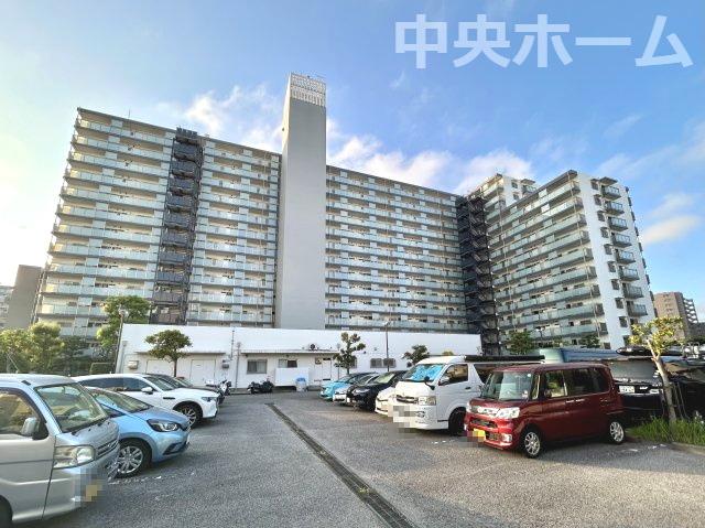 北千住パークファミリアの外観|外観。ペットの飼育可能マンションです。