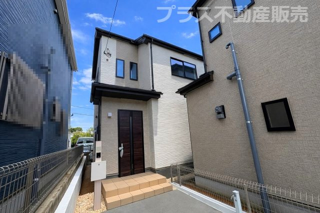 【外観】 | 春日市須玖北5丁目　A号棟（全7棟）【仲介手数料無料・0円】 | 完成しました。物件内部もご見学頂けます。プラス不動産販売にお任せ下さい。