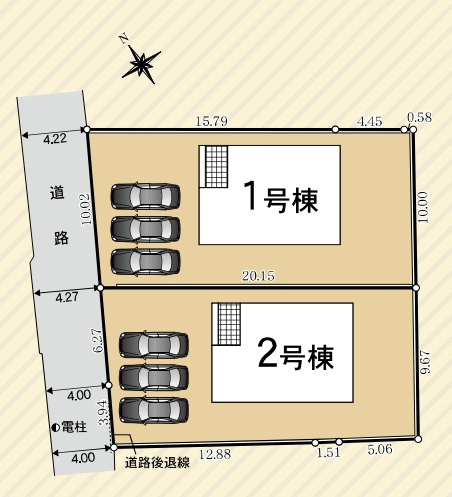【区画図】 | 富士市入山瀬第9　新築戸建て　2号棟
