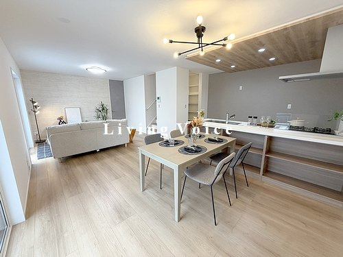 【仲介手数料０円】相模原市第4緑区下九沢　新築一戸建て　全4棟の居間・リビング|相模原市第4緑区下九沢　新築一戸建て　全4棟