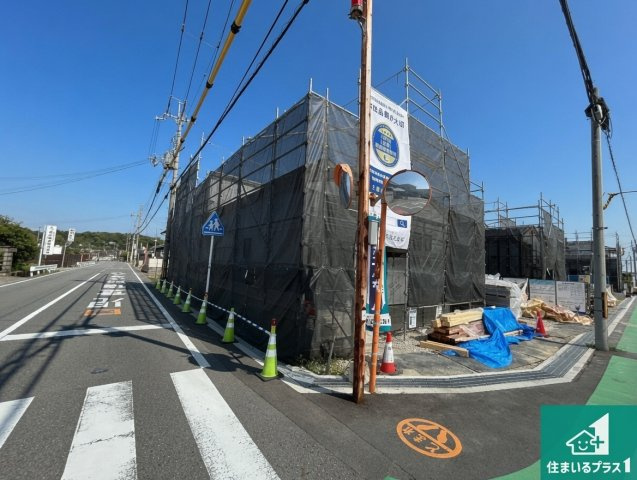1(土)2(日)現地案内可能！香芝市高　新築一戸建ての外観|住宅ローンアドバイザーがお客様にピッタリの住宅ローンをご提案致します。安心してご相談ください！