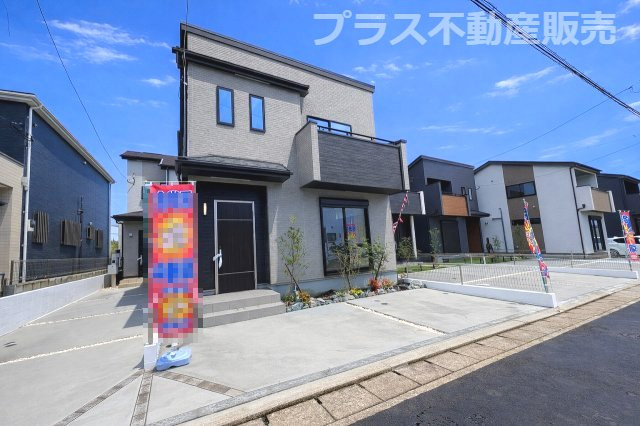 【外観】 | 春日市須玖北5丁目　B号棟（全7棟）【仲介手数料無料・0円】 | 現地写真。同じ物件を見るなら、プラス不動産販売にお任せ下さい。