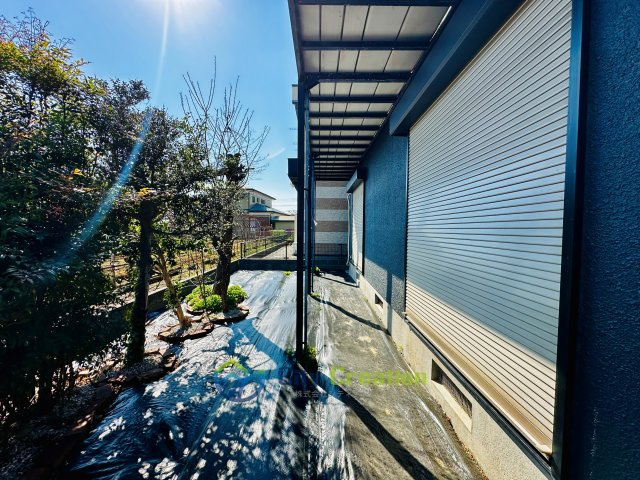 海老名市中新田5丁目　中古戸建　68.35坪の庭