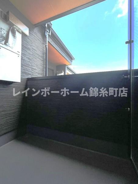 robot home お花茶屋のバルコニー
