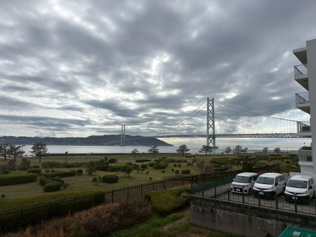 メゾン舞子ショアーの展望|明石海峡大橋見えます♪