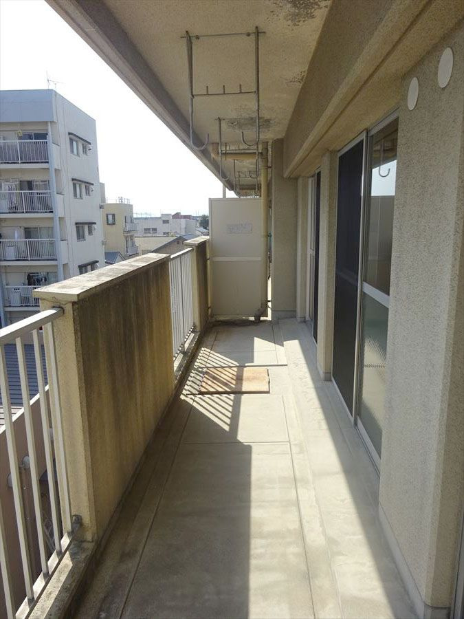 メゾン筑紫のバルコニー|※別号室のお写真になります。