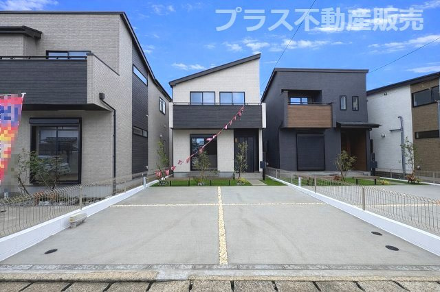 【外観】 | 春日市須玖北5丁目　C号棟（全7棟）【仲介手数料無料・0円】 | 完成しました。物件内部もご見学頂けます。プラス不動産販売にお任せ下さい。