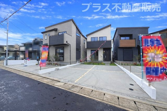 【外観】 | 春日市須玖北5丁目　C号棟（全7棟）【仲介手数料無料・0円】 | 現地写真。プラス不動産販売なら、現場の全ての棟をまとめてご見学頂けます。