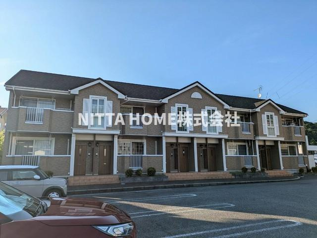 クラールＢの外観|敷金礼金ナシ物件◎外部物置がついています◇