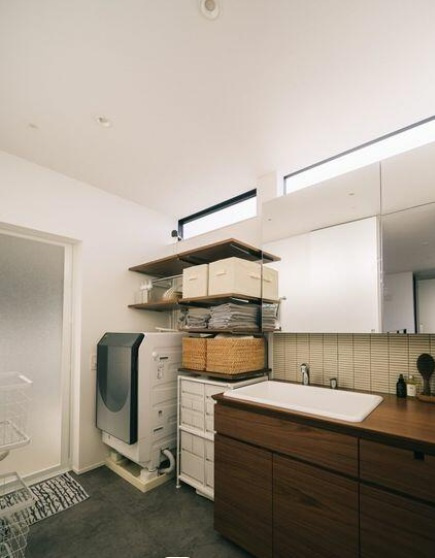 宇土市花園台町の中古一戸建の洗面所