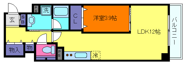 モント　マヤの間取り