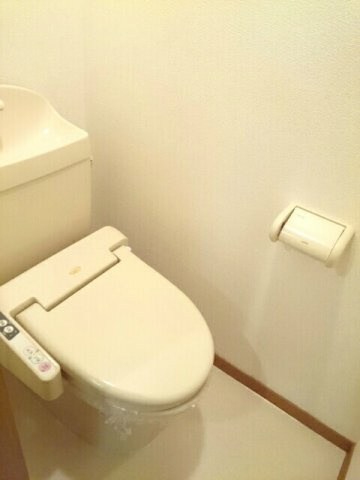 ホワイト・リバーのトイレ|落ち着いたトイレです