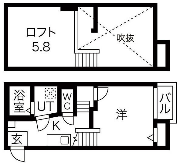 Ｃｒｅｏ中村公園七番館の間取り