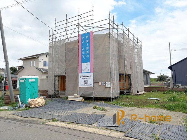 小美玉市羽鳥第12　新築戸建て　1号棟の外観|ご予約を頂ければ、『平日』はもちろん『早朝』や『夜間』もご見学可能です♪お気軽にお申し付けください♪