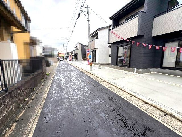 【その他】 | 春日市須玖北5丁目　G号棟（全7棟）【仲介手数料無料・0円】 | 現地写真。前面道路です。