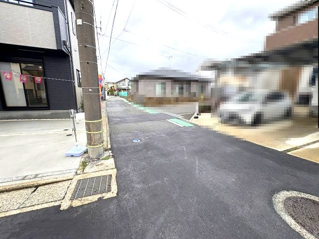 【その他】 | 春日市須玖北5丁目　G号棟（全7棟）【仲介手数料無料・0円】 | 現地写真。前面道路です。