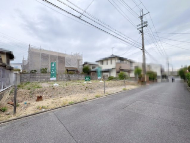 京都市西京区大原野上里男鹿町の前面道路含む現地写真|前道が広々とした区画整う住宅地です！