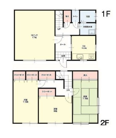 中古戸建　熊谷市原島206-6（リフォーム住宅）の間取り