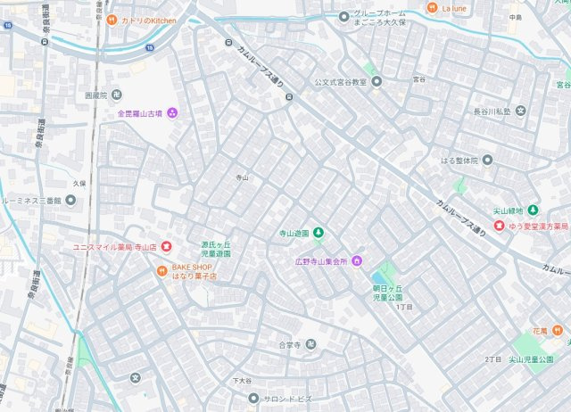 宇治市広野町寺山　第2期　新築一戸建ての地図