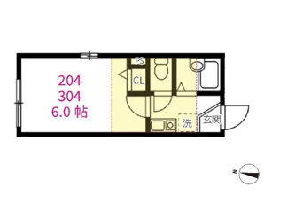 【間取り】 | シャンテ新小岩 |  