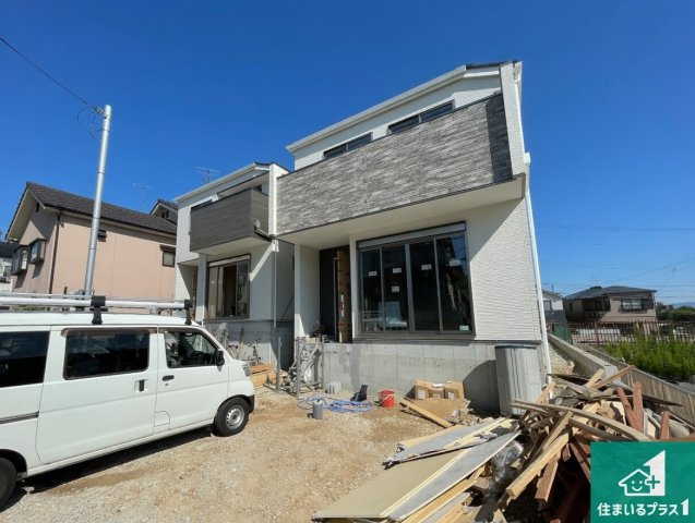 宇治市広野町寺山　第2期　新築一戸建ての外観|現在の進捗状況です！順調に作業進行中、完成が待ち遠しいです！詳細の間取り等、お気軽にお問い合わせください！