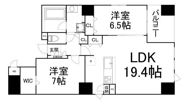 【間取り】 | シークレフ北浜