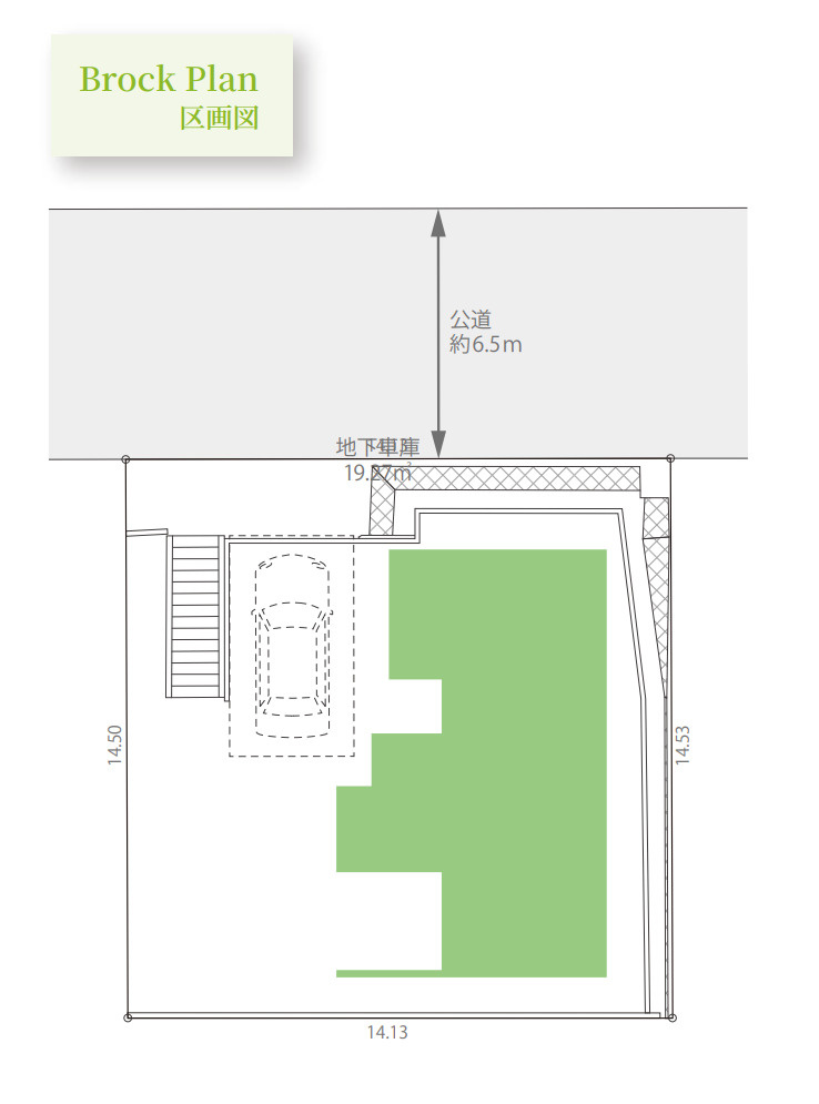 横浜市金沢区能見台3丁目 新築戸建て【仲介手数料無料】の区画図