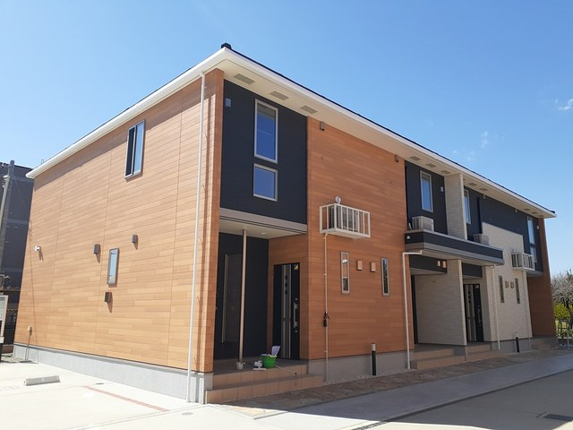 大和市福田のアパートの外観