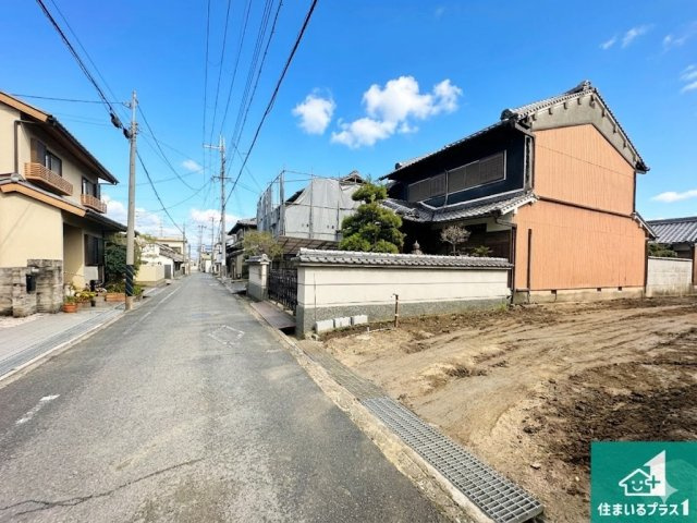 ●29(土)30(日)現地案内可能！　葛城市新庄　限定1邸の前面道路含む現地写真|周辺は閑静な住宅街です。前面道路もしっかりと有りますので車の出し入れも安心ですよ！
