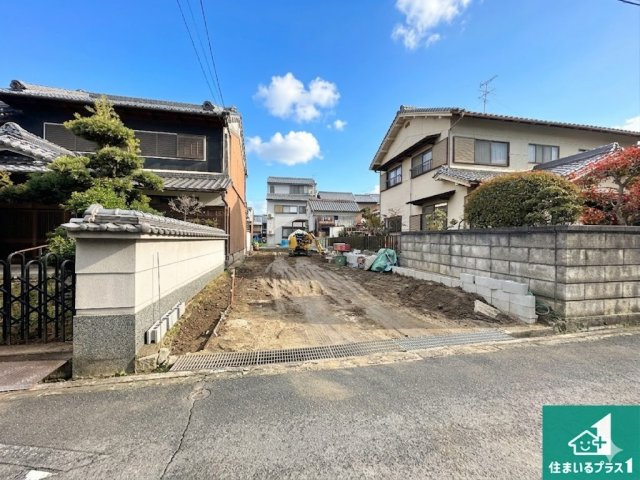 29(土)30(日)現地案内可能！　葛城市新庄　限定1邸の外観|建築中ですが現地を見ると分かる事もございますので、ぜひ一度現地をご覧ください。