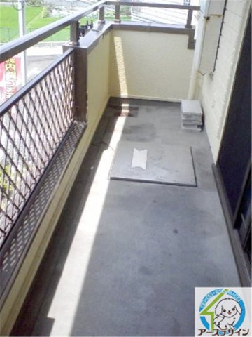 エクセルハイツBのバルコニー|※類似部屋
