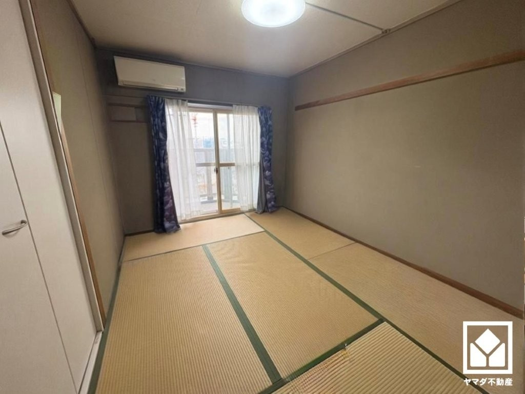 ろうきん立花コーポの和室|実写真と間取り図からCG再現した「空室リフォームイメージ」のため、実際と異なります。