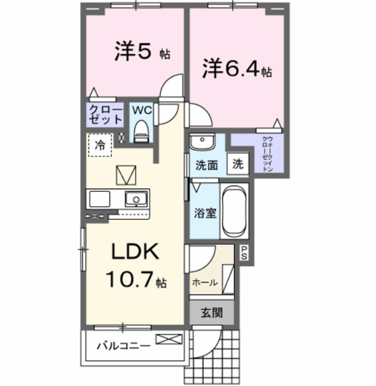 【間取り】 | テナム　プレッソ　メゾン