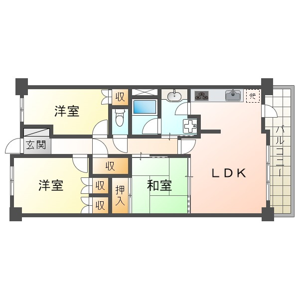 willDO西明石の間取り