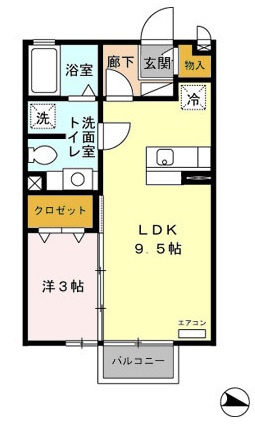 リビングタウン百合ヶ丘の間取り