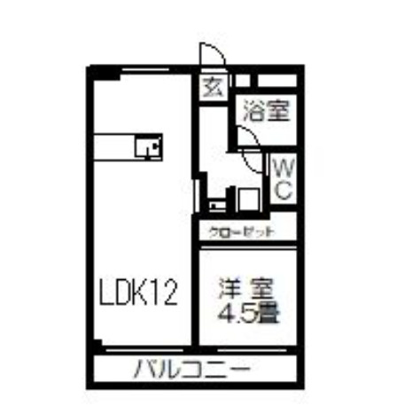 NO.7山一ビル【キャッシュバック対象物件】の間取り