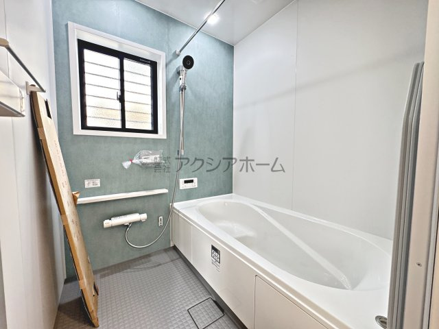 所沢市中新井1丁目・全1棟　新築一戸建　～南西角地～の浴室|1坪タイプのユニットバス